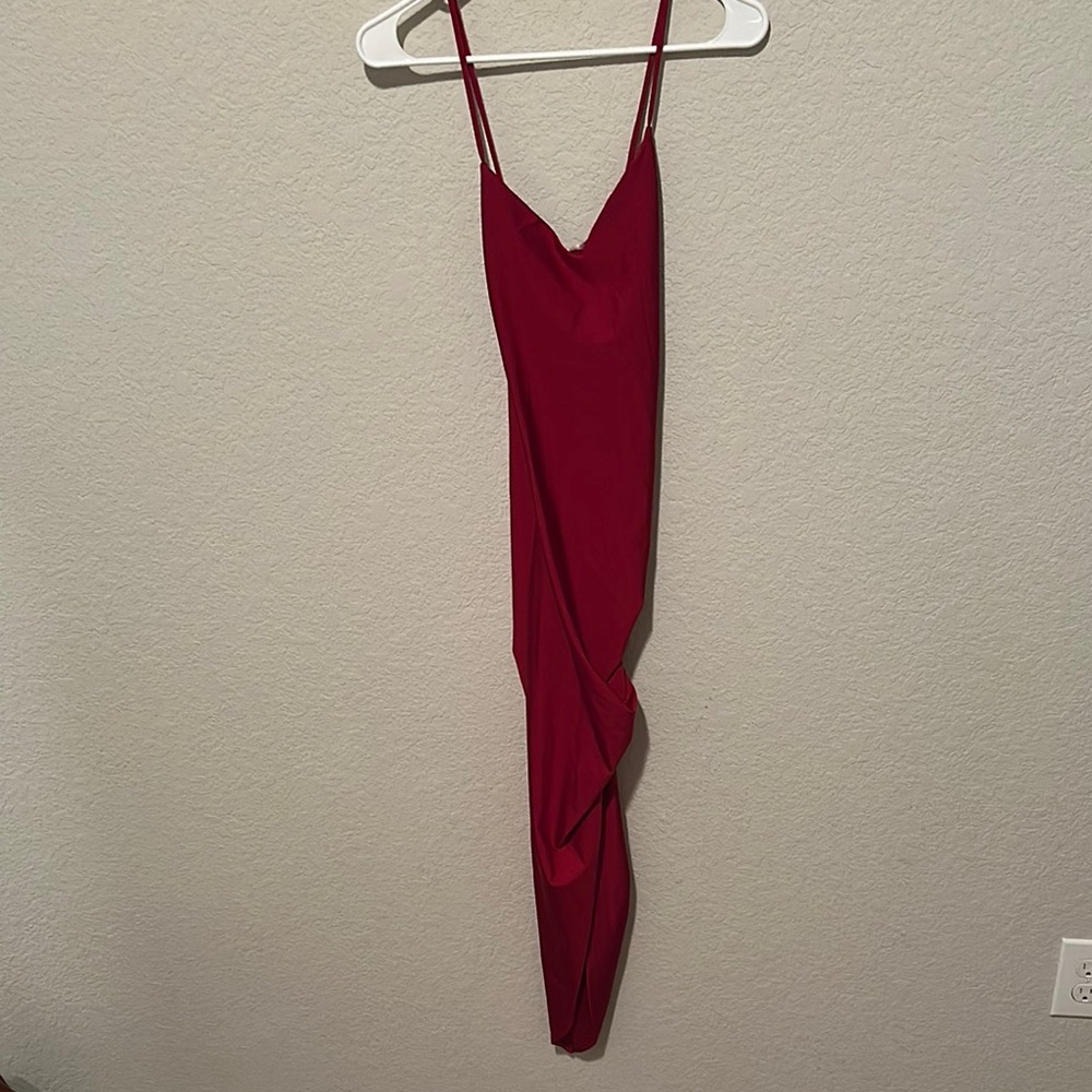 Vibrant Red Strappy Dress
